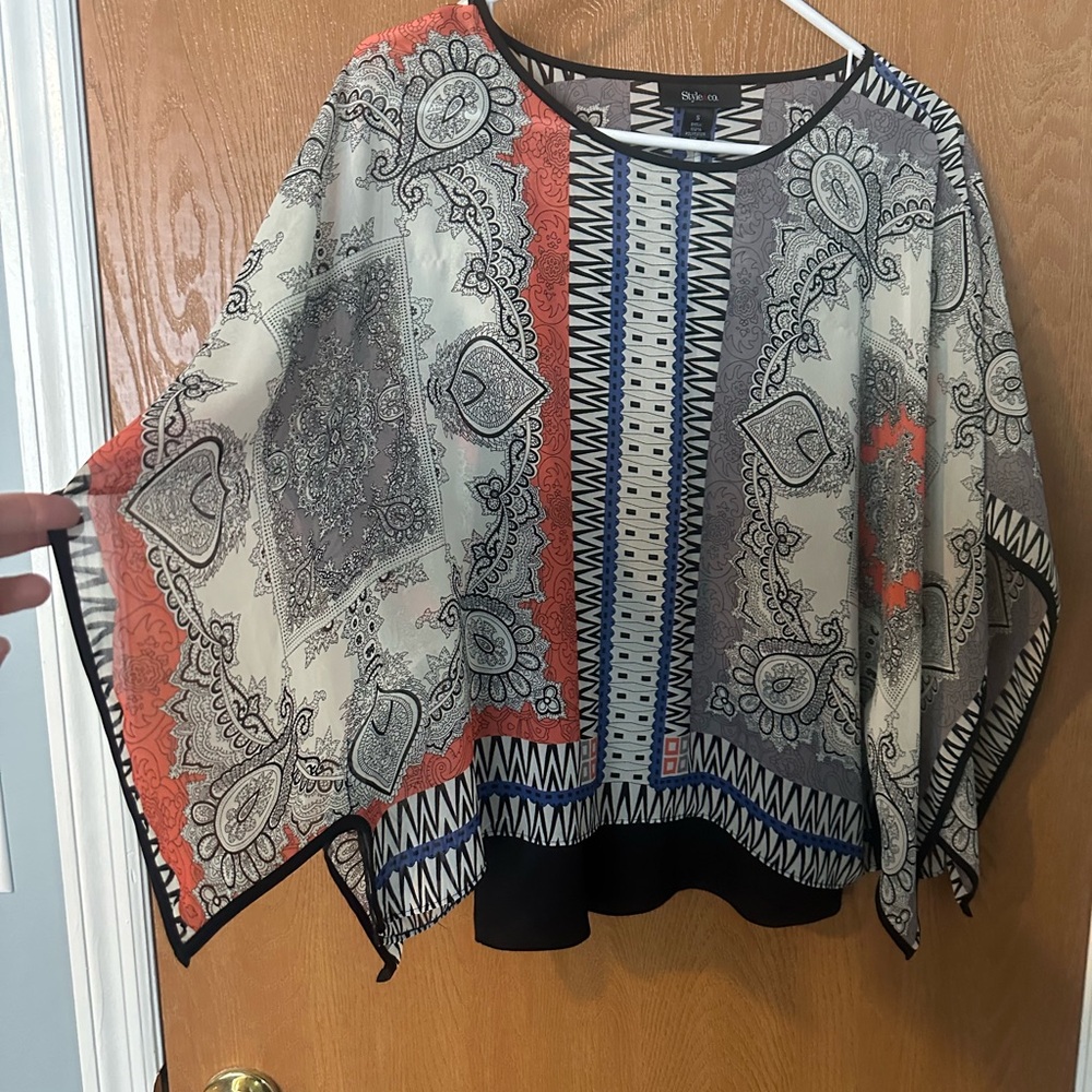 JCPenney, style & co blouse, size small